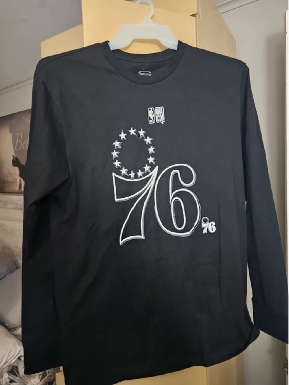 76ers long sleeve T shirt NWT